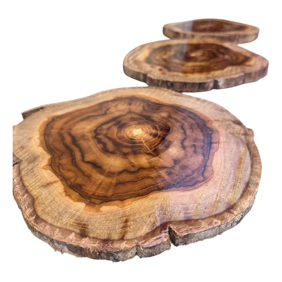 Ruedas De Madera Para Decoración Portavaso Centro De Mesa
