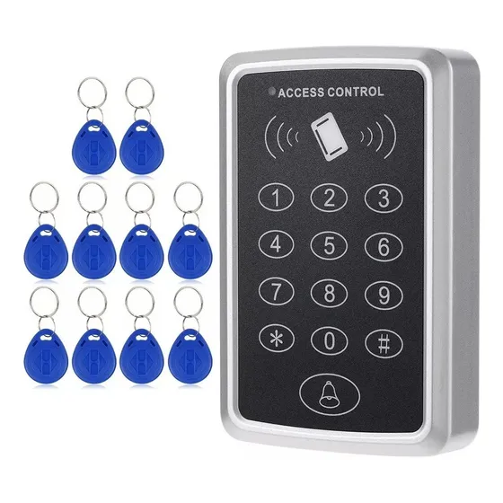 Kit Controle De Acesso Aproximidade Rfid 125khz + 10 Tags