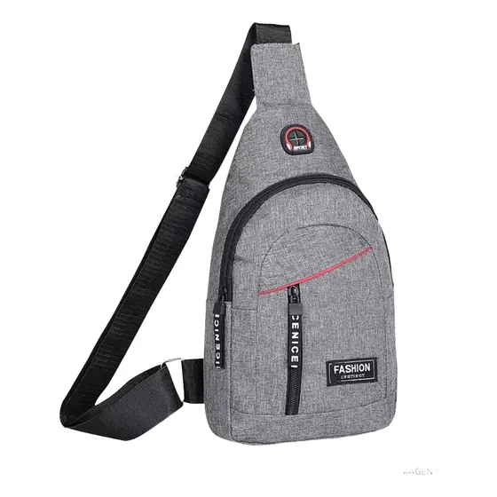 Mochila Morral Bandolera Riñonera  Juvenil Antirrobo Con Usb