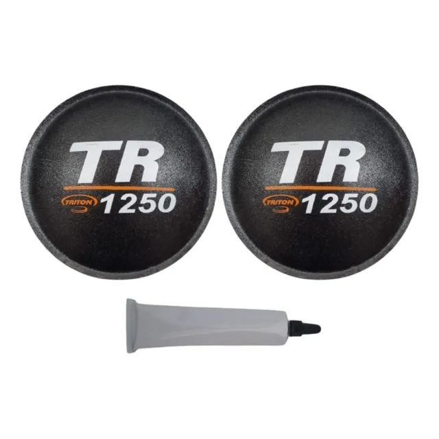 2 Calota Protetor Alto Falante Triton Tr1250 12 + Cola Preta