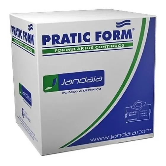 Formulário Contínuo 80 Col. Razão 1 Via 6.000 Fls - Pratic