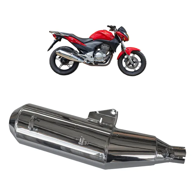 Escapamento Cb 300 R 2009 A 2010 2011 2012 2013 2015 Cromado