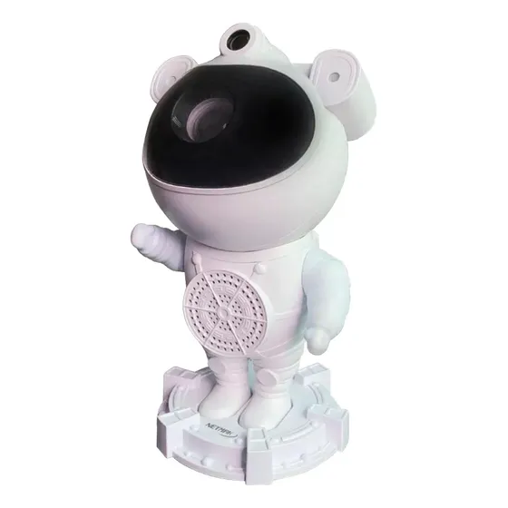 Velador Proyector Astronauta Audio Blth Blanco Dormir Solos