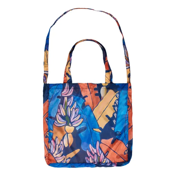 Bolsa Farm Me Leva Banana Flora Cor Preto