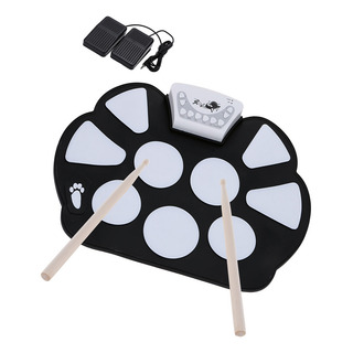 Kit Electrónico Roll Up Drum Pad Drum Silicon Con Kit Electrónico Roll Up Drum Pad Drum Silicon Con