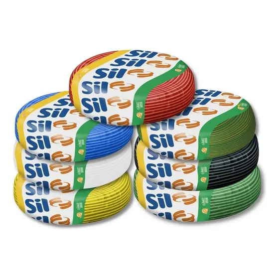 Cabo Flexível 1mm Rolo 50m Fio Condutor Elétrico 750v Promo!