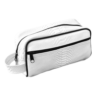 Sobaquera De Piel Caballero Grabado Piton Blanco Sobaquera De Piel Caballero Grabado Piton Blanco