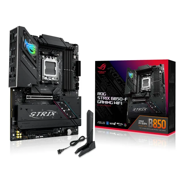 MOTHERBOARD ASUS ROG STRIX B850F GAMING WIFI DDR5 AMD AM5 COLOR NEGRO