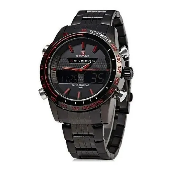 Reloj Naviforce  Nf9024m Analogico Y Digital De Acero