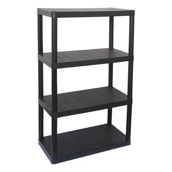 Antares Super Estante Modular Multiuso 4 Andares Organizador Cor Preto