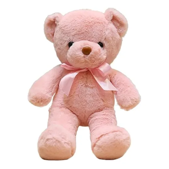 Oso De Peluche De 12 Pulgadas, Suave Peluche Rosa,