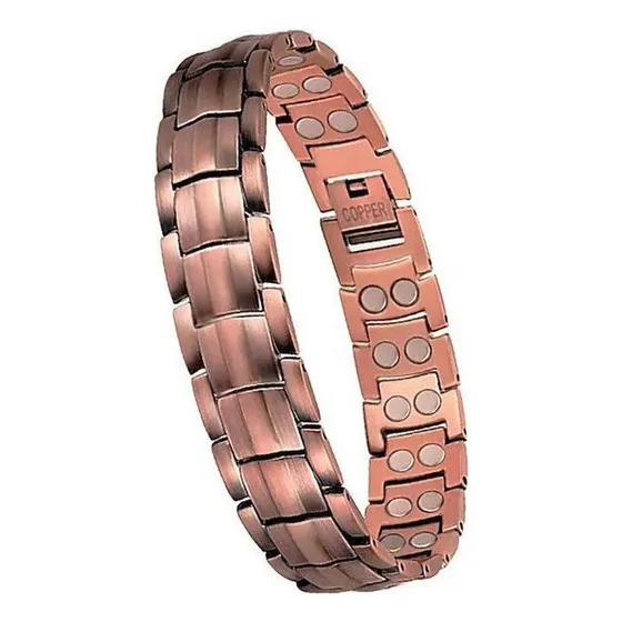 Tm Pulseira Magnética De Dupla Linha De Cobre Puro Pu