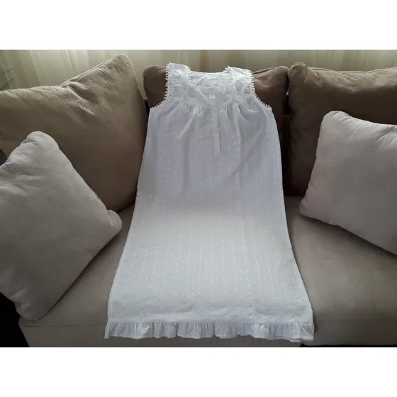 Bata Pijama De Dormir O Casa, Dama, Talla S Precioso Bordado