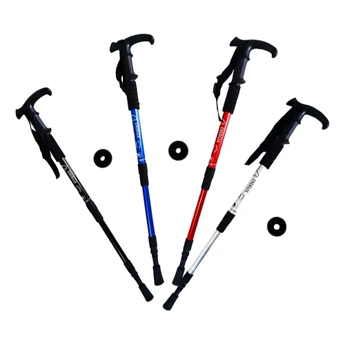 Cane Walker Stick, Hiking Stick, Rotating 5 Section 119cm