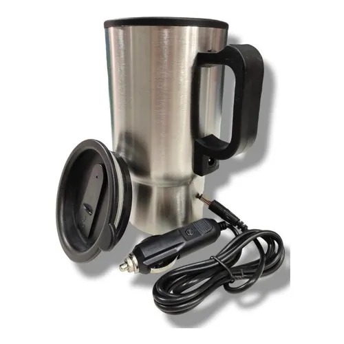 Vaso Jarro Térmico 12v Acero Inoxidable Para Auto Con Tapa Jarro 12V