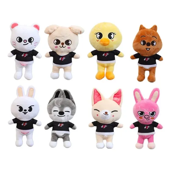Muñeco De Peluche Stray Kids Kpop Surcoreano 19 Centimetros