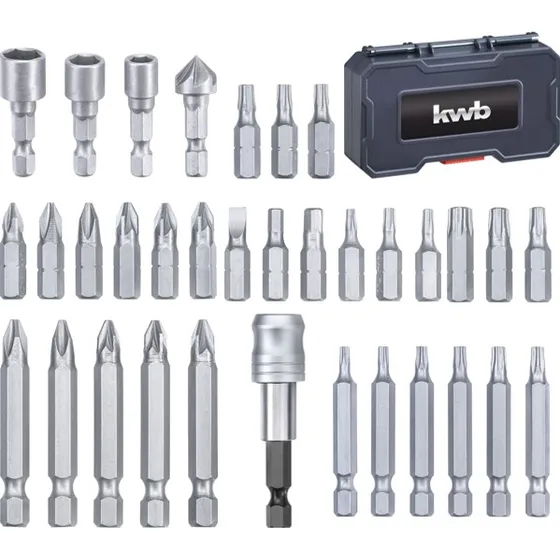 Juego De Puntas P/ Taladro Einhell Kwb Set De 34 Piezas