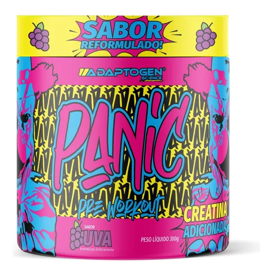 Panic 300g Pré Treino Adaptogen Science Usa - Pré Workout