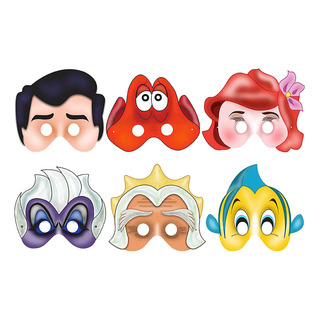 25 Mascaras De La Sirenita Ariel Flounders Sebastian Ursula 25 Mascaras De La Sirenita Ariel Flounders Sebastian Ursula