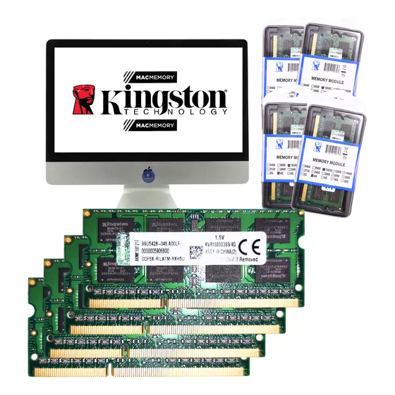 Kit Memórias Ram Kingston Para iMac A1311 4x4gb=16gb 1333mhz