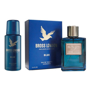 Bross London Blue Perfume Hombre Edt 100 Ml + Desodorante Bross London Blue Perfume Hombre Edt 100 Ml + Desodorante