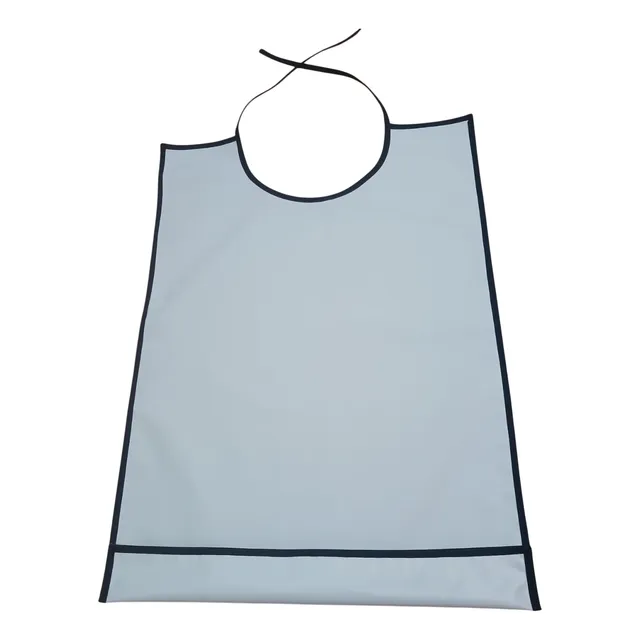 Babero Adulto Impermeable Con Bolsillo Pvc Lavable Reforzado