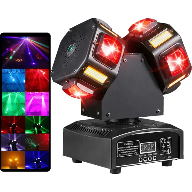 120w Cabeza Movil Led Dmx Luces Dj Laser Roboticas Escenario