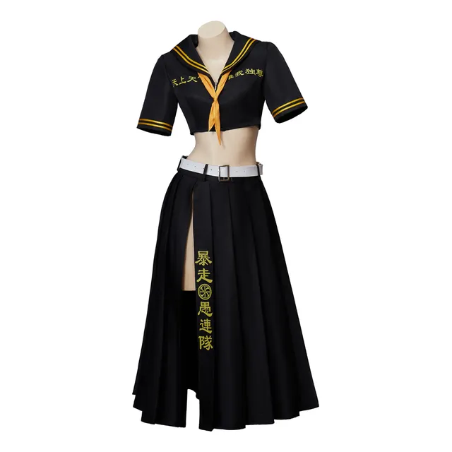 Conjunto De Fantasia Tokyo Revengers Mikey  Uniforme Sexy P