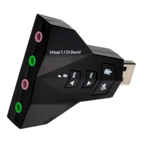 Tarjeta Adaptador Audio Sonido Usb Computadora Pc Laptop 
