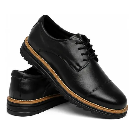 Mocassim Masculino Social Mocassi Tratorado Casual Dockside Preto 39