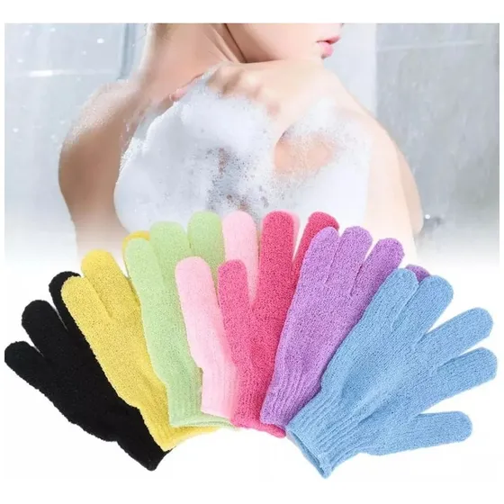 X 12 Guante Exfoliante Manopla Piel Para Spa Corporal/facial