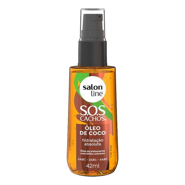 Salon Line Sos Cachos Óleo De Tratamento Óleo De Coco 42ml Salon Line Sos Cachos Óleo De Tratamento Óleo De Coco 42ml