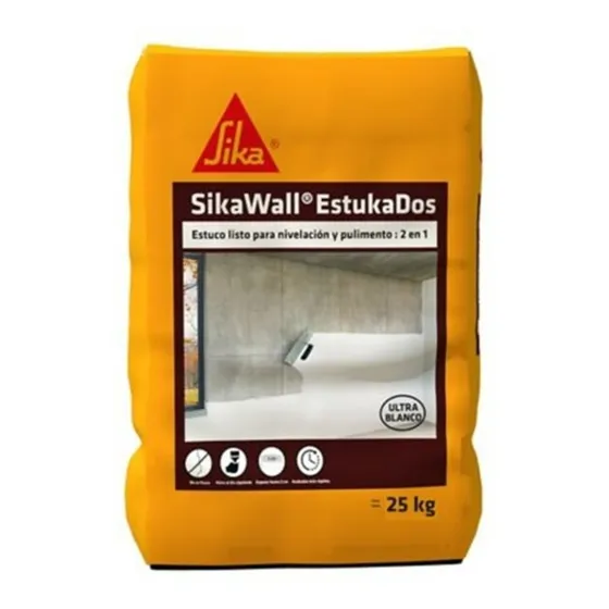  Sika Wall Estukados Estuco Blanco Muro Y Techos  