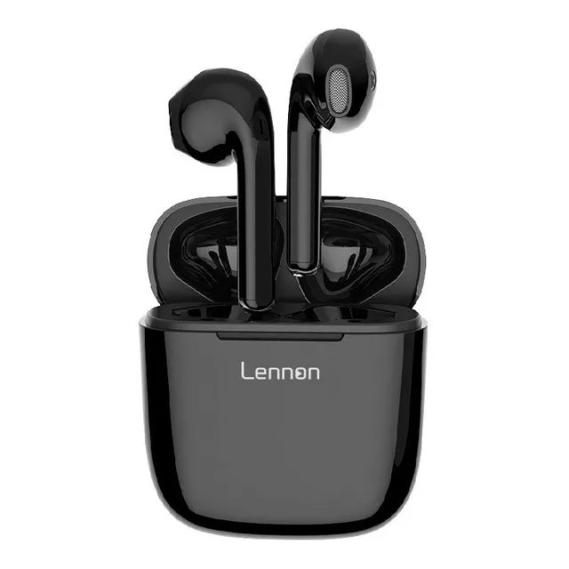 Audífonos Bluetooth Inalámbricos Lennon Ln-ap1b Negros Buds Color Negro
