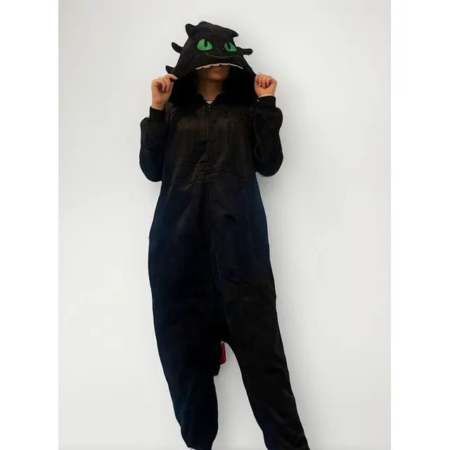 Pijama Mameluco Kigurumis De Chimuelo Unisex Furia Nocturna
