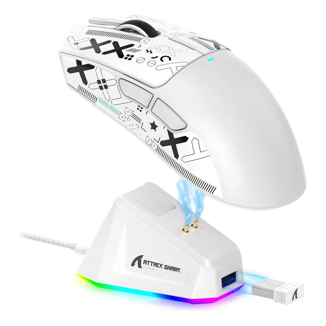 Mouse Inalámbrico Gamer Recargable Bluetooth 2.4g Ligero