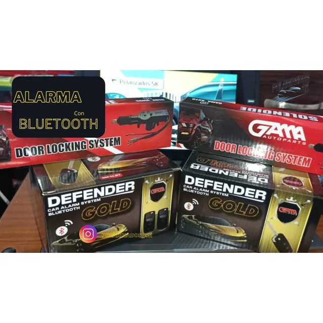 Alarma Bluetooth + 4 Selenoides Combo Oferta