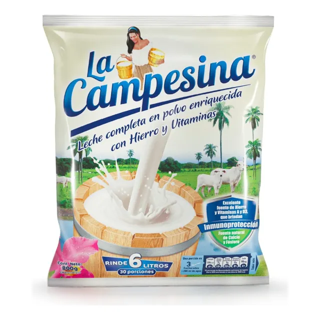 Leche En Polvo La Campesina De 800 Gramos