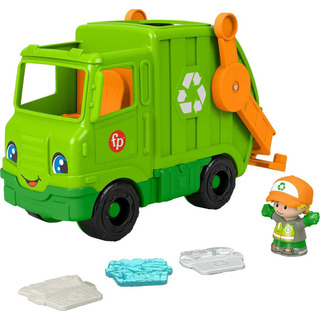Caminhão De Reciclagem Toy Fisher-price Little People Com Bo Caminhão De Reciclagem Toy Fisher-price Little People Com Bo