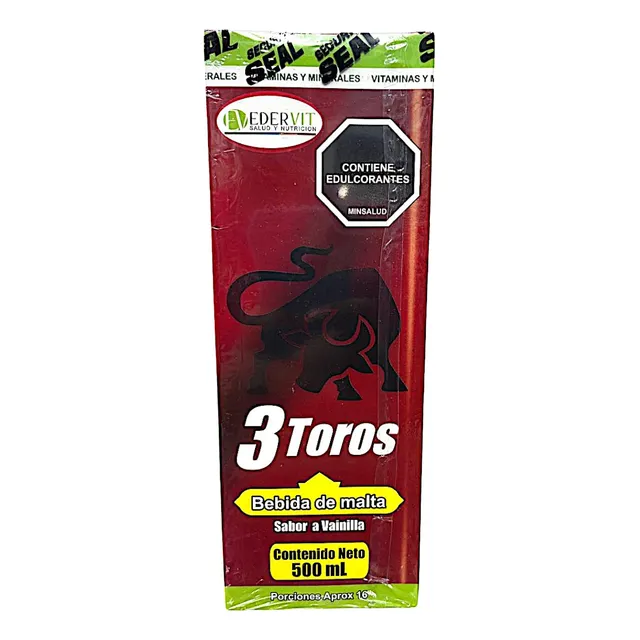 3 Toros 500 Ml Multivitamínico - Unidad a $24999