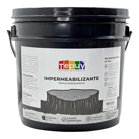 Impermeabilizante Cuñete Pinturas Tepuy Pintura Elastomerica