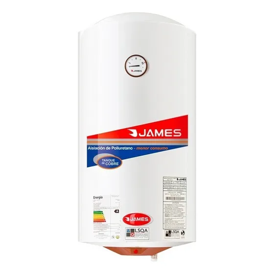 Calefon James 110 Litros Tanque Cobre Cilindro -la Tentación Color Blanco