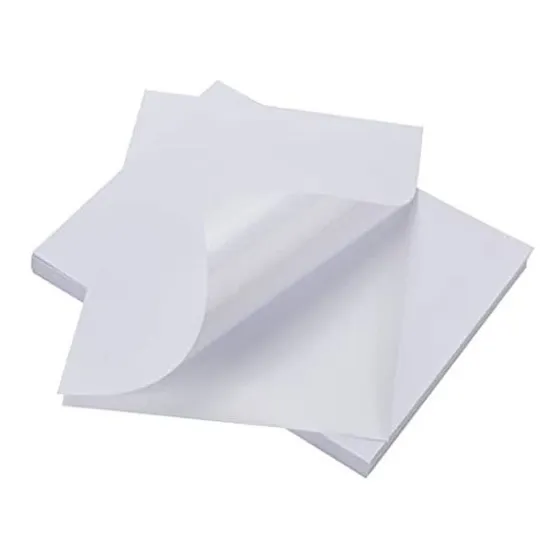 Papel Adhesivo  Carta En Mate X 50 Hojas