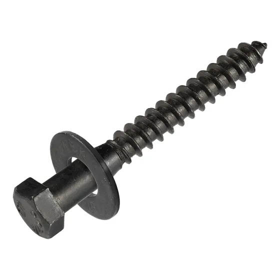 Kit De Tornillos De Retraso Negro Para Exteriores 100 Piezas
