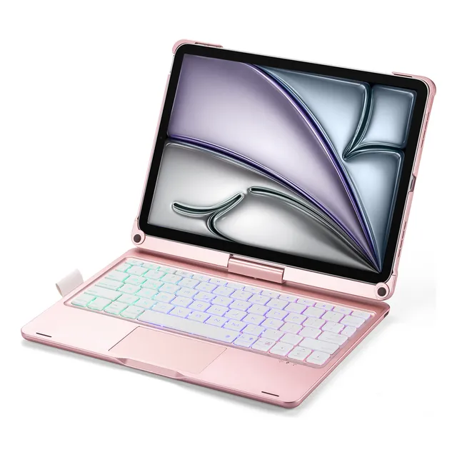 Funda Con Teclado Para iPad 10/11th Air4/5 Air11 M2m3 Con Ñ