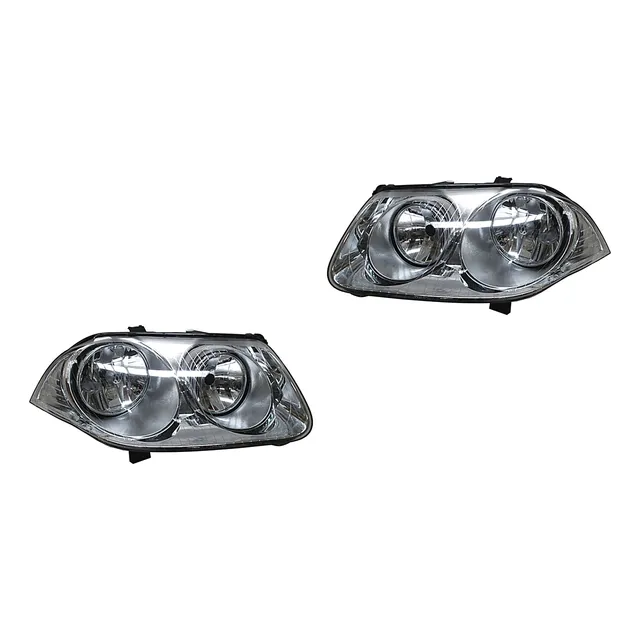 Par Faros Vw Jetta Clasico 2011-2012-2013 Fondo Crom Tyc