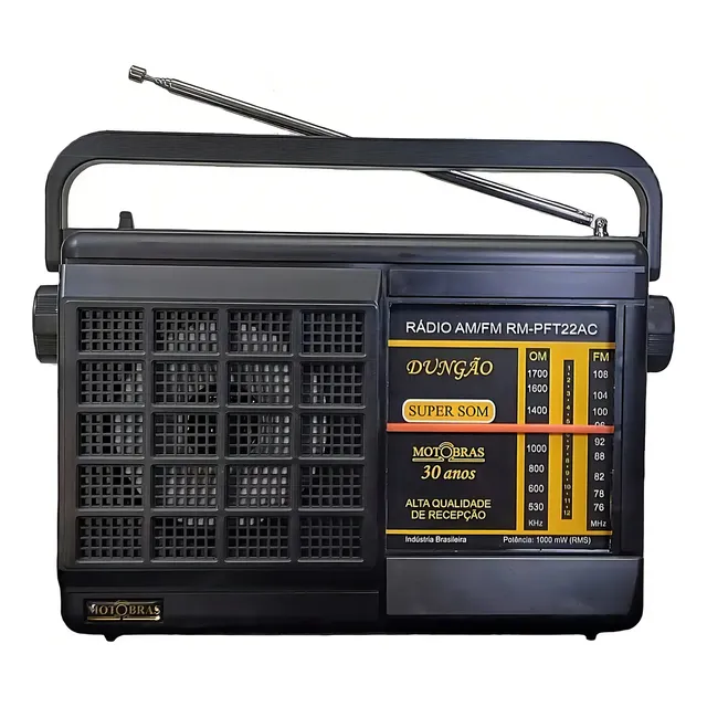Rádio Portátil Motobras Rm-pft22ac Am/fm 127/220v