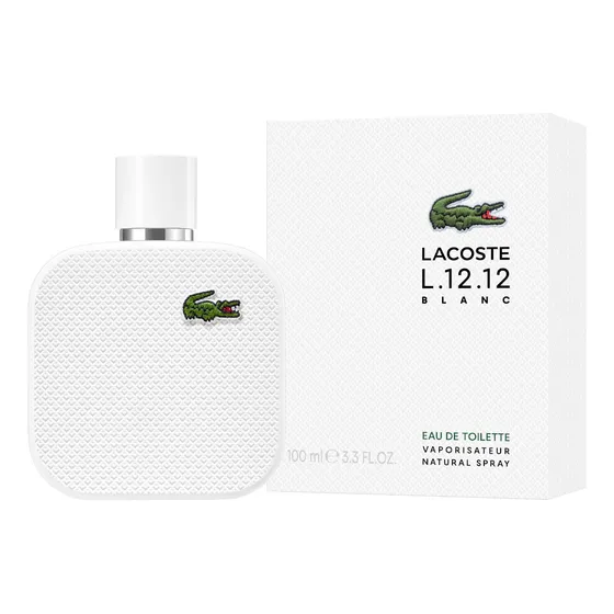 Perfume Lacoste L.12.12 Blanc Edt 100 Ml Para Hombre
