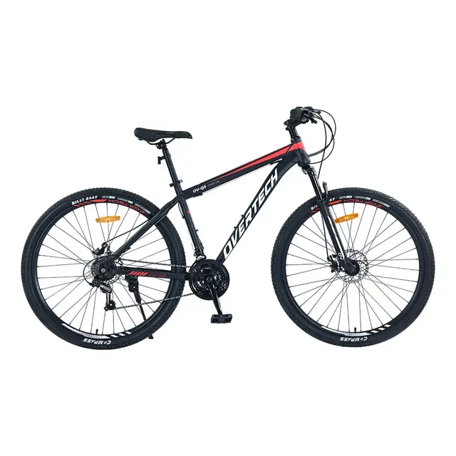 Bicicleta Mtb Overtech R29 Q5 21v Freno A Disco Shimano 12x Color Negro/rojo/blanco Tamaño Del Cuadro L