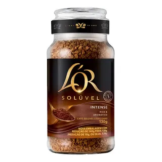 CafĂ© SolĂșvel Liofilizado Intense L'or Vidro 130g CafĂ© SolĂșvel Liofilizado Intense L'or Vidro 130g